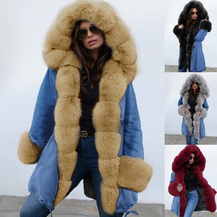 Winter women's warm cotton jacket coat pie overcoming coat cotton