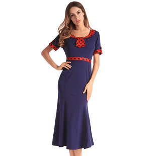 2025 spring and summer new dress professional fishtail step skirt