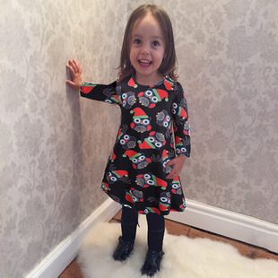 2025 autumn and winter new Santa Claus clothing boutique Christmas children's clothing girls dress factory direct sales