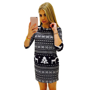 2025 new spot wholesale Christmas dress women's Christmas skirt